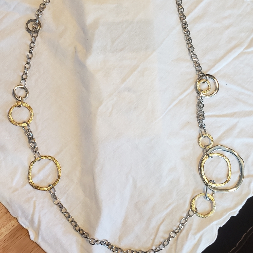 Long Asymmetrical Statement Necklace